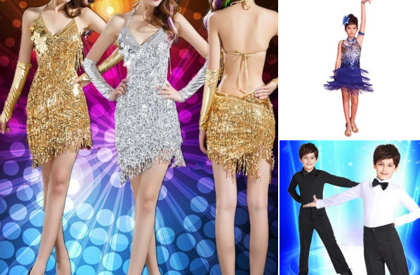 trajes de bailes latinos