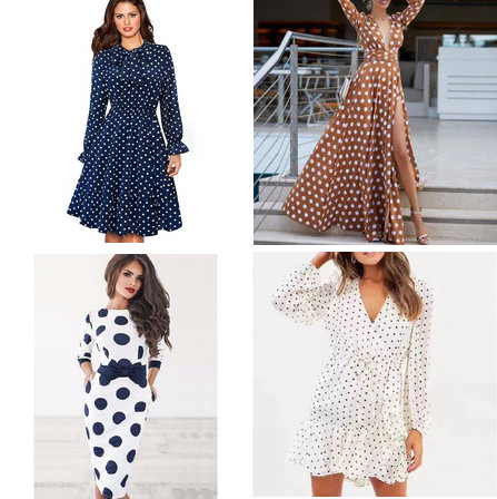 vestidos de lunares