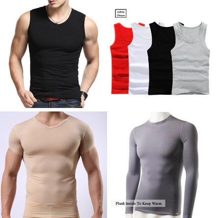 camisetas interior hombre